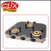 Three Burner Triangle Shaped Glass Top -TRAPEZ IND - Click here to View more details about this Product